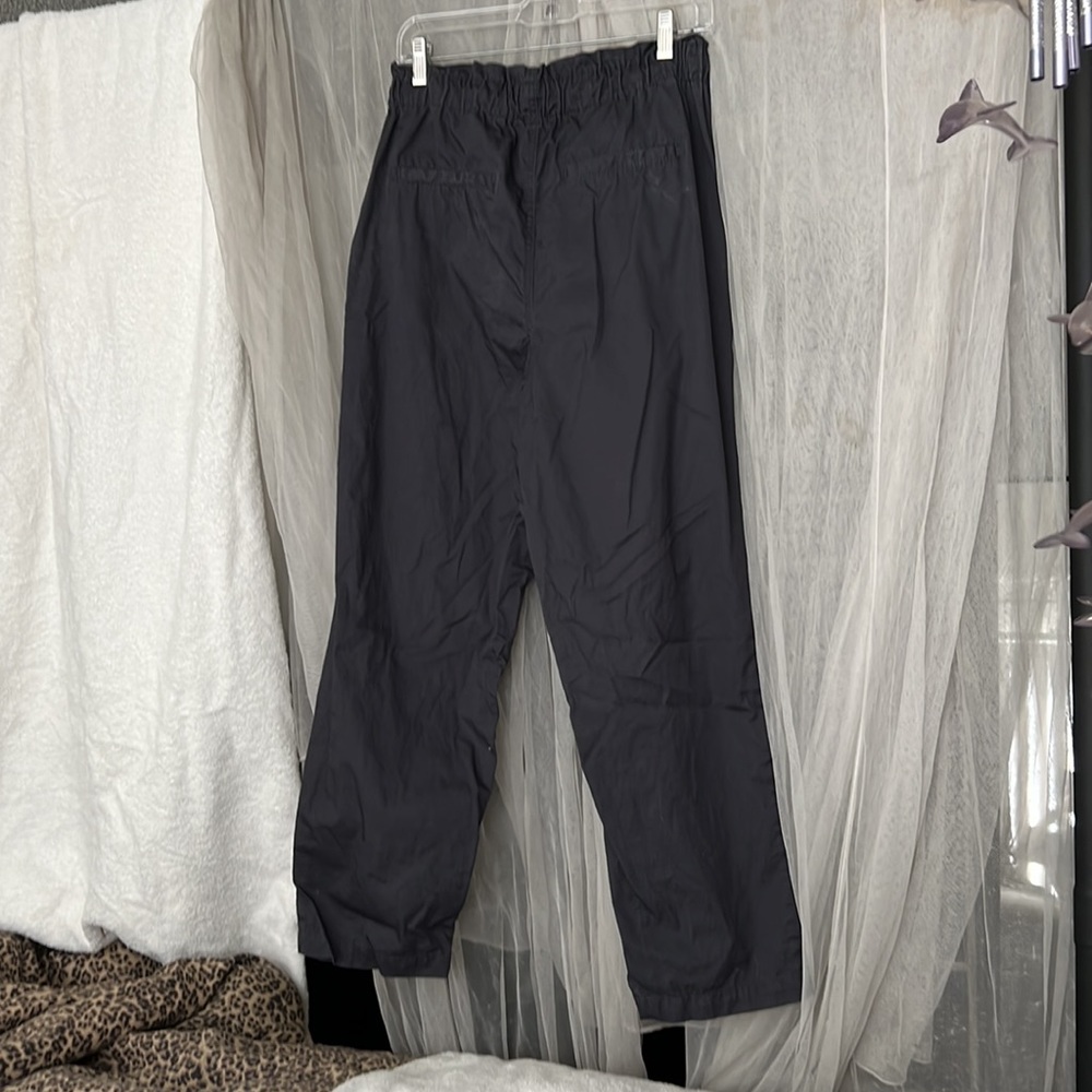 ⭐️ LOFT athletic pants front pockets elastic waist dark grey women size M - Picture 5 of 9